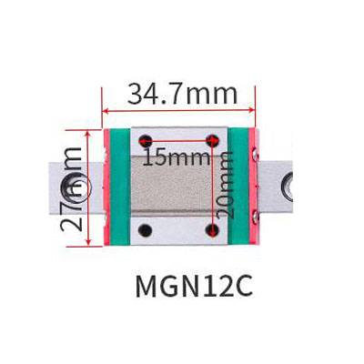 国产微型直线导轨滑块不锈轴承钢滑轨线轨MGN MGW 7C 9/12/15C 7H