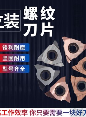 普斯特立装螺纹刀片16/22VER/VER材质7320/P6320正反不锈钢钢件通