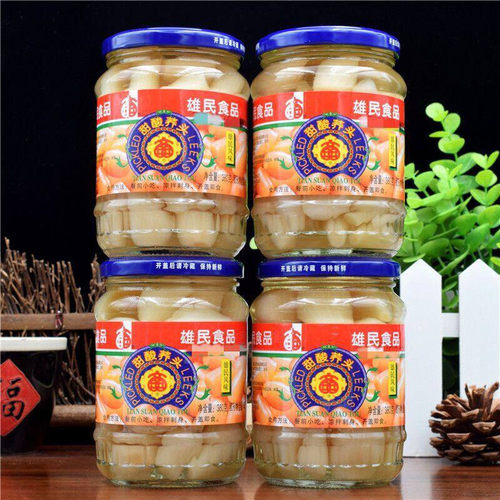 D雄民甜酸荞头380g/800g 酸甜爽口小藠头酸野新鲜腌制茭头糖醋饭