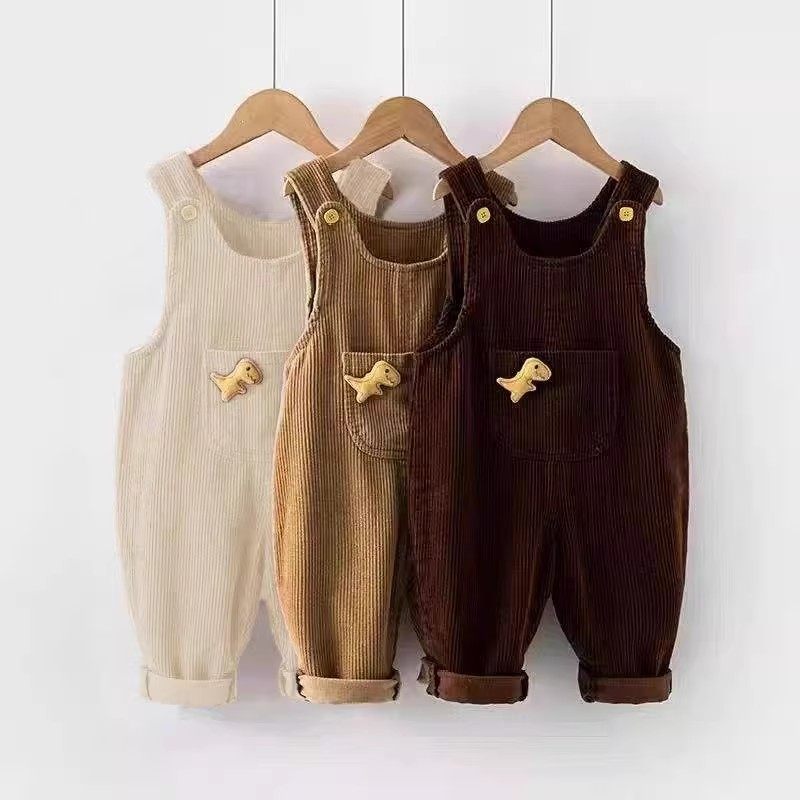 宝宝背带裤秋冬装1一3岁男女童衣服洋气加绒连体裤子婴儿棉裤冬季