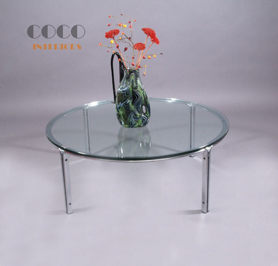 Horst round coffee table北欧茶几简约现代设计师钢化玻璃圆几