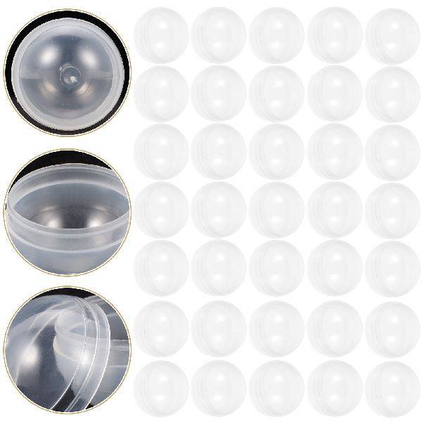 100 Pcs Transparent Shell Children Toy Stroage Balls Candy