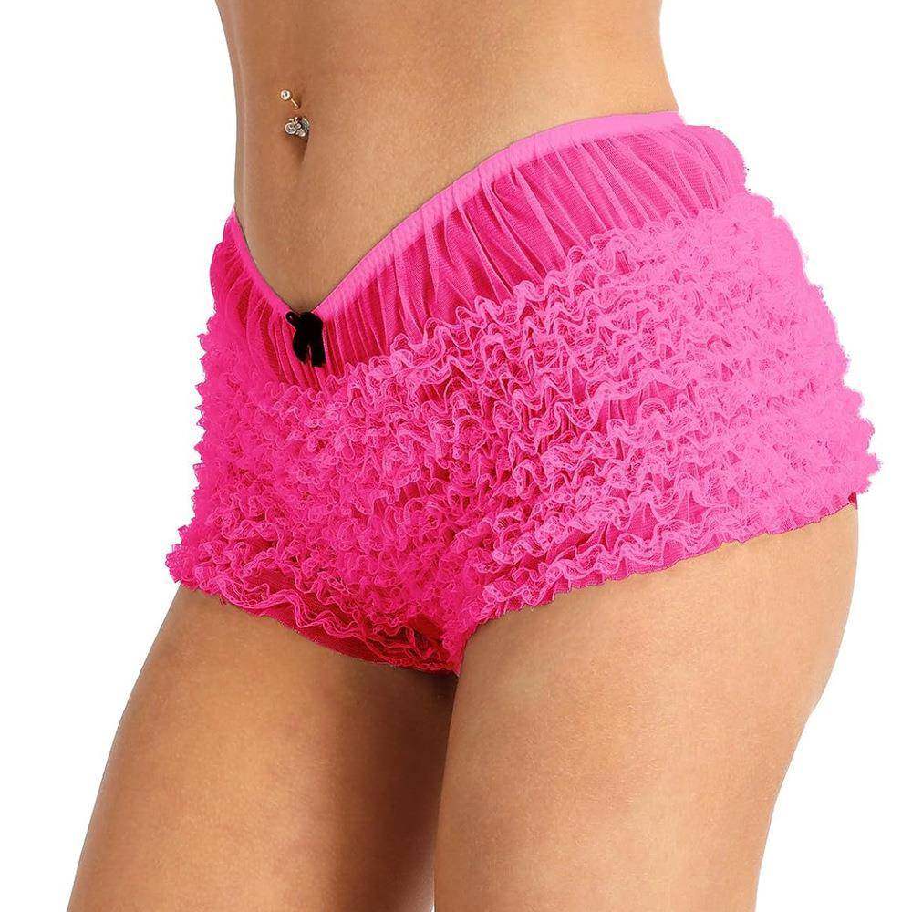 Shorts woman蓬蓬裙打底裤子性感荷叶边蕾丝灯笼裤热裤蝴蝶结短裤
