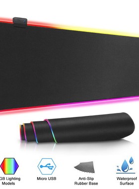 RGB Mouse Pad Gaming Mousepad Gamer Large Desk Backlit Mats