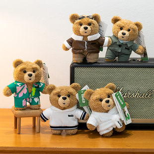 正版抱抱宝贝TED2泰迪熊毛绒玩具小熊玩偶公仔礼物包包挂件钥匙扣