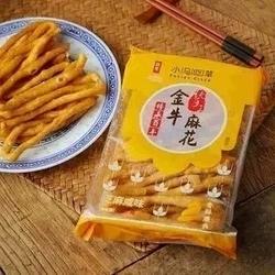 大冶金牛麻花湖北特产手工酥脆即食散装老式怀旧零食茶点450g包邮