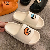 防滑防臭软底沙滩鞋 细细条情侣可爱卡通凉拖鞋 女夏ins潮网红时尚