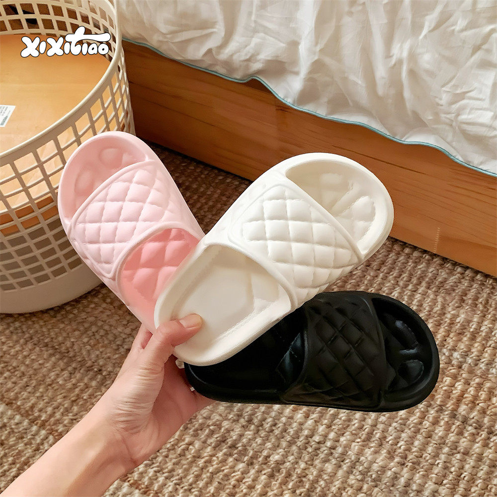 细细条 儿童亲子外穿居家拖鞋防滑软底男童女童简约菱格凉拖夏季,童鞋/婴儿鞋/亲子鞋,儿童凉拖鞋,淘宝优惠券,粉丝福利购,淘宝优惠卷