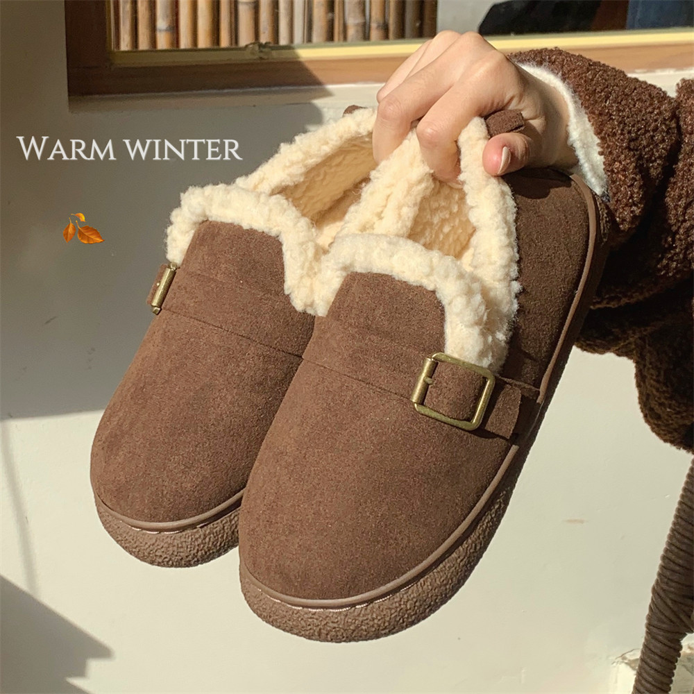 细细条复古休闲勃肯鞋防滑包头乐福豆豆鞋保暖加绒棉拖鞋女秋冬,居家布艺,居家棉拖/棉鞋,淘宝优惠券,粉丝福利购,淘宝优惠卷