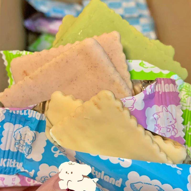 格力高奇蒂饼干夹心饼干抹茶草莓饼干卡通装饰饼干下午茶点零食品