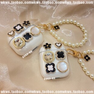 小香风钻适用漫步者lollipodsplus保护套lolli3anc耳机壳X1花再N2复古magicair保护壳zeropro女zeroace软壳A1