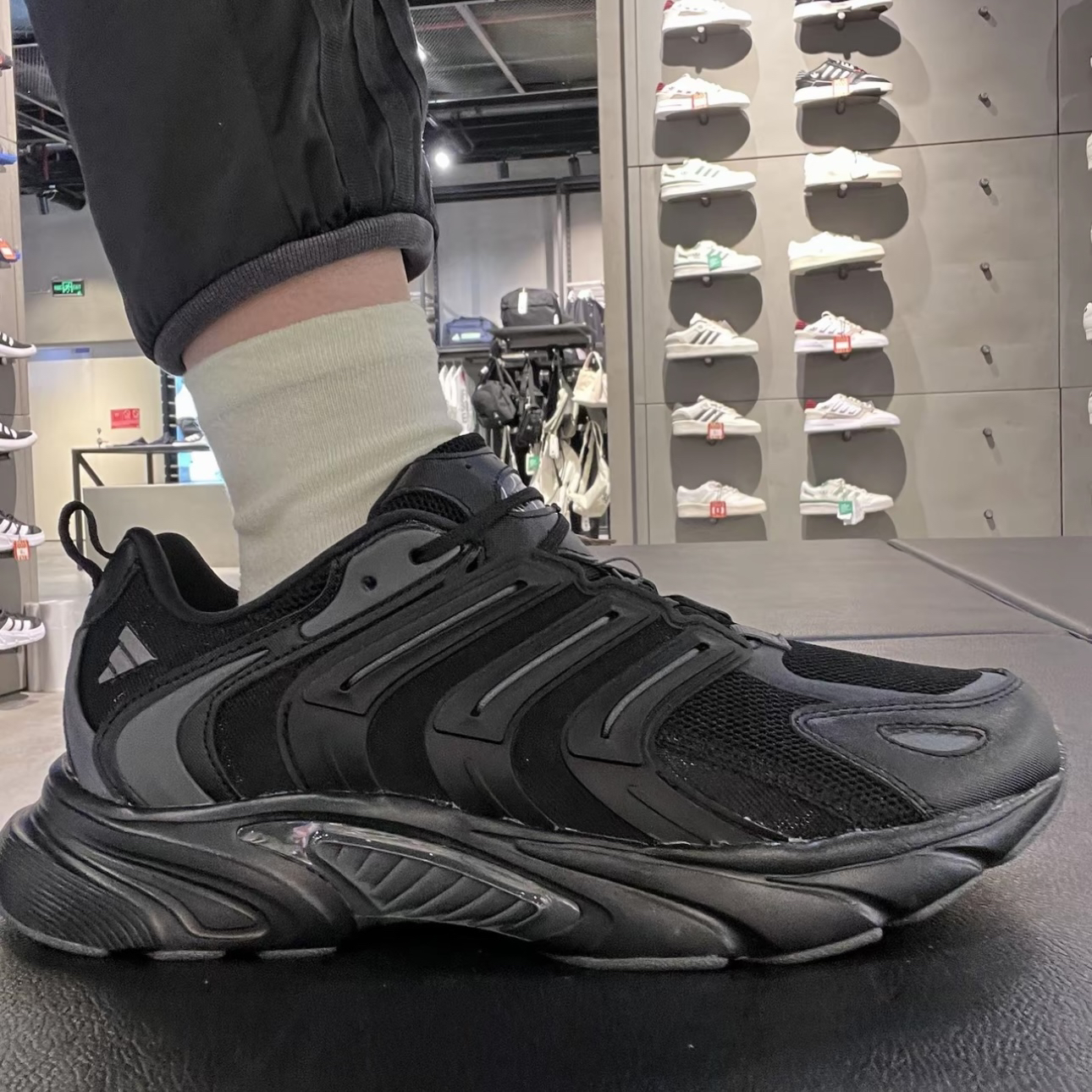 Adidas Climacool Ventania男女清风鞋夏季休闲运动跑鞋黑IF6730