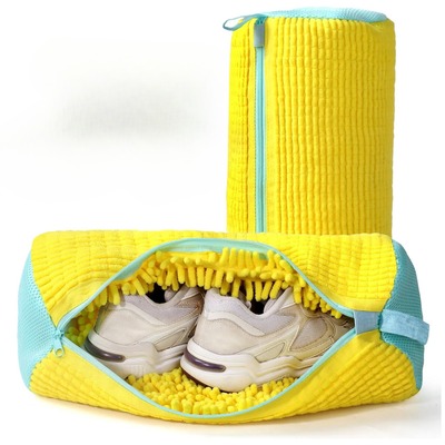 亚马逊新款懒人洗鞋袋洗衣机专用洗护袋洗衣袋鞋子防变形洗鞋套