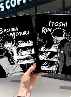 蜂乐回ipad10保护套pro2018苹果mini5外套ipod9迷你4壳air6适用2平板3带笔槽十7第8代三折ioad蓝色监狱2024九