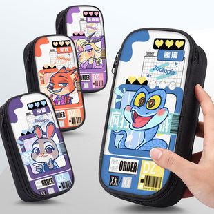 Q版盖瑞狸宝夏奇羊笔袋小学生铅笔盒2025新款超火文具袋初中生笔盒学生文具盒儿童网红爆款男孩女孩朱迪尼克