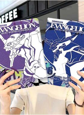 eva新世纪福音战士ipad10保护套pro2024款11寸5苹果air7平板mini6壳4迷你3三折2020带笔槽8第9代2021周边2018