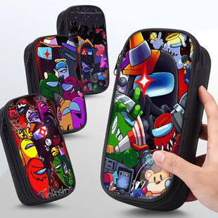 Amon 文具铅笔袋一年级女 gus太空行动狼人杀笔袋高颜值文具盒小学生铅笔盒初中生笔盒男童男孩子男生2026新款