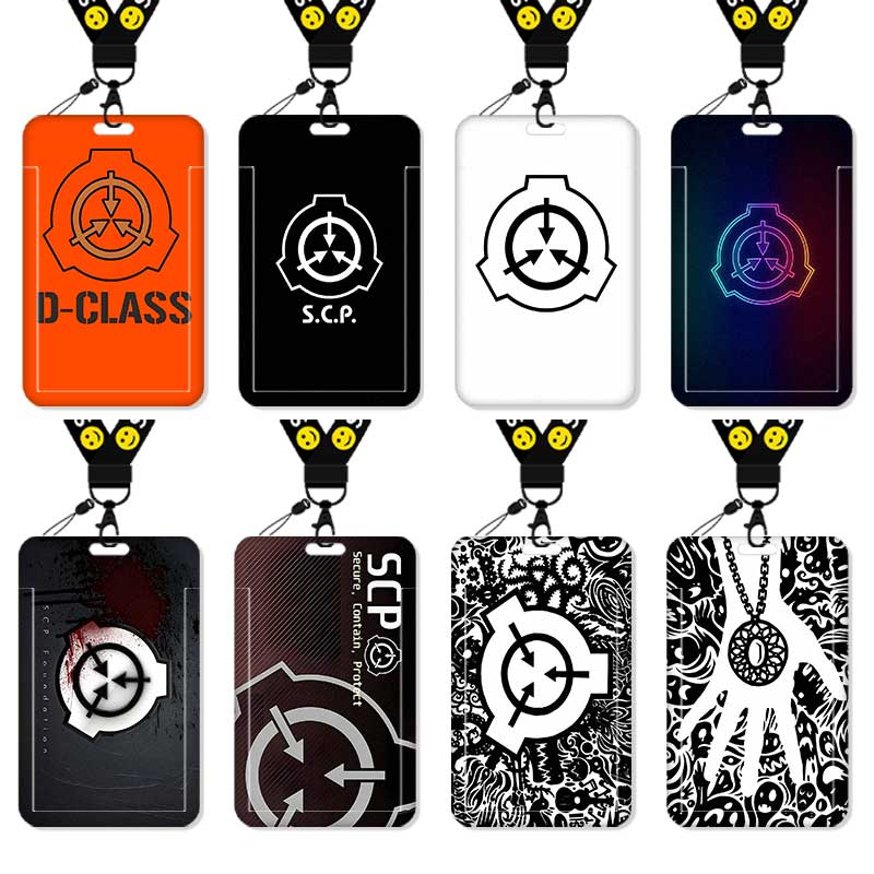 scp基金会档案工作牌卡套饭卡校园卡身份证保护套公交卡水卡证件小卡片套工作证工牌证件套校牌挂绳周边定制