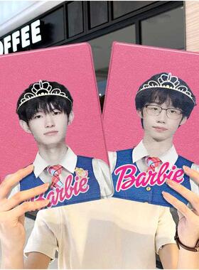 kpl一诺ipad10保护套pro2024款11寸5苹果air7平板mini6壳4迷你3适用2三折2020带笔槽8第9代2021芭比公主2018