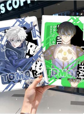 蓝色监狱2020款ipad10保护套pro2018苹果mini6外套ipod9迷你4壳air5适用2平板3带笔槽十6第8代ioad三折卡通男