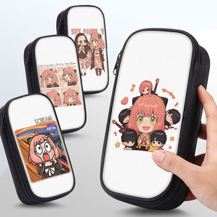 间谍过家家可爱笔袋小学生铅笔盒2025新款超火文具袋初中生笔盒学生文具盒儿童网红爆款女生女孩款阿尼亚周边