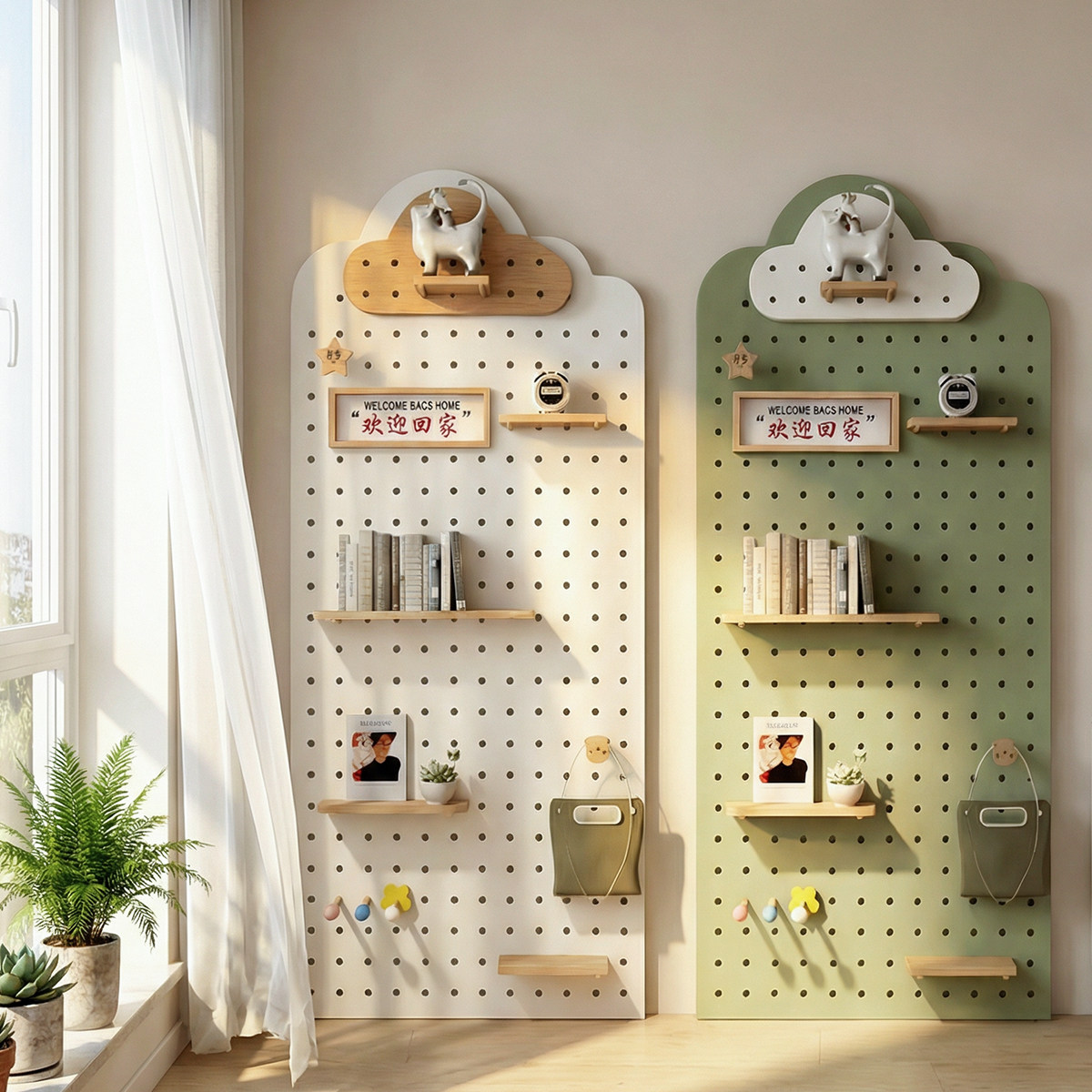 定制洞洞板置物架实木入户玄关墙面墙上置物架免漆板造型墙收纳架,住宅家具,搁板/置物架/家用陈列架,淘宝优惠券,粉丝福利购,淘宝优惠卷