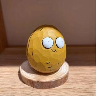 坚果摆件手工木雕摆件植物大战僵尸周边坚果墙摆件坚果木雕