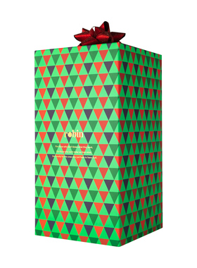 Robin礼盒烫金封套+红色拉花送礼封套礼盒包装