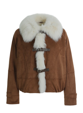 革美 狐狸毛领羽绒外套MNE71272