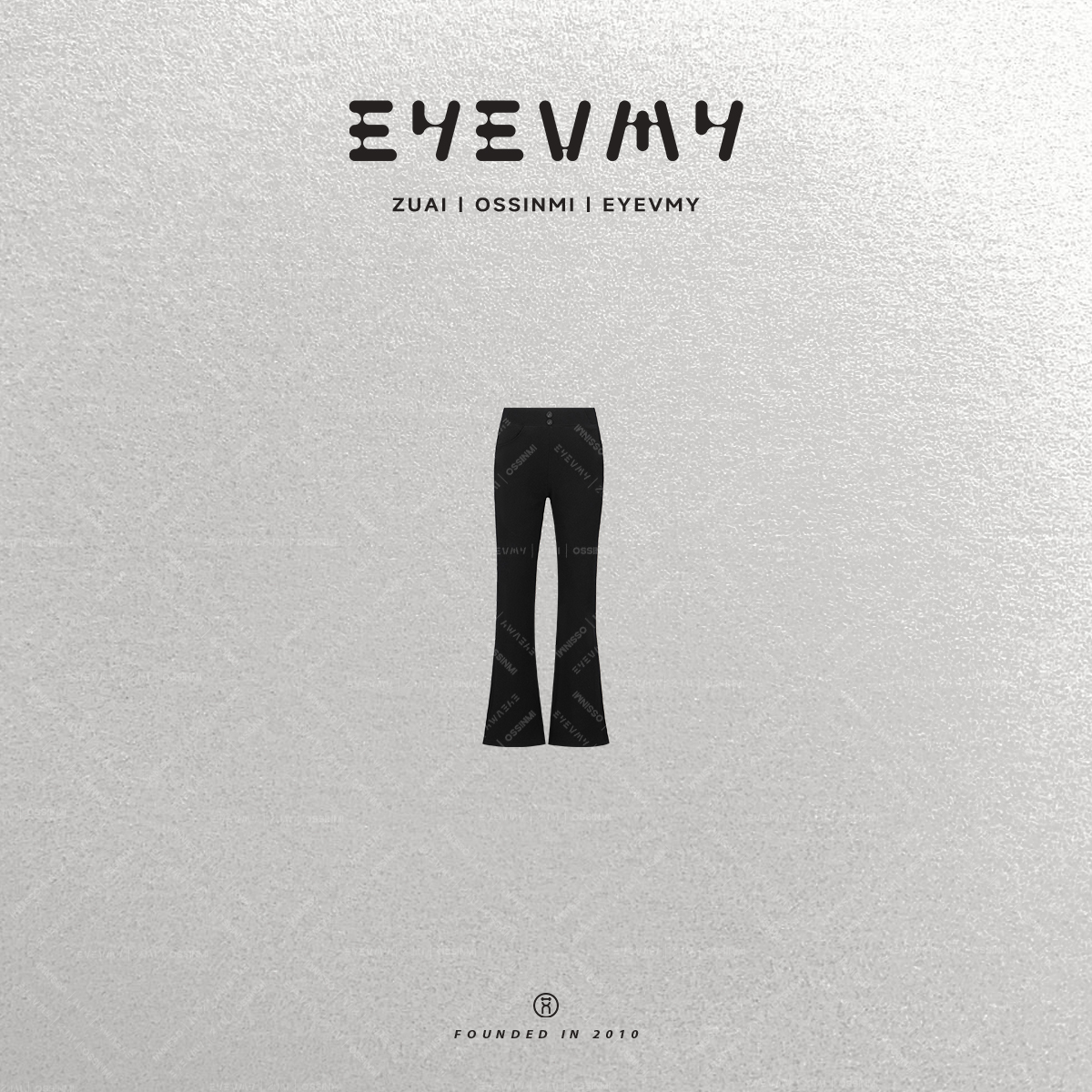 【奢暖塑型鹅绒裤】四面弹排扣微喇高腰显瘦鹅绒直筒裤WT54UFU215