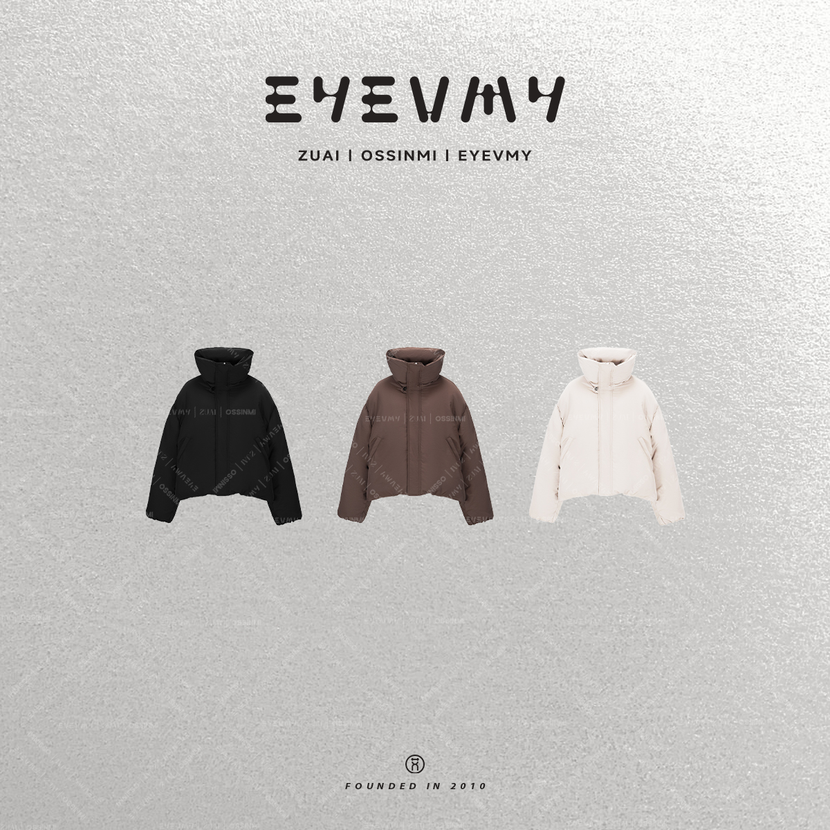 【极简暖心鹅绒服】90白鹅立领短款面包服龟背肯豆外套WT54OSY097