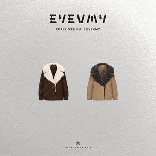 圈圈毛大翻领帅醉派克羽绒服WT54OFU205 绒暧时光