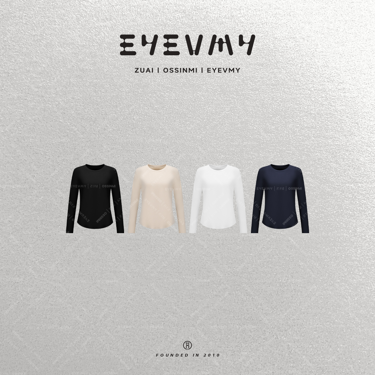 【热皮】 圆领套头衫拉绒长袖T弧度下摆打底衫WT54DWK001