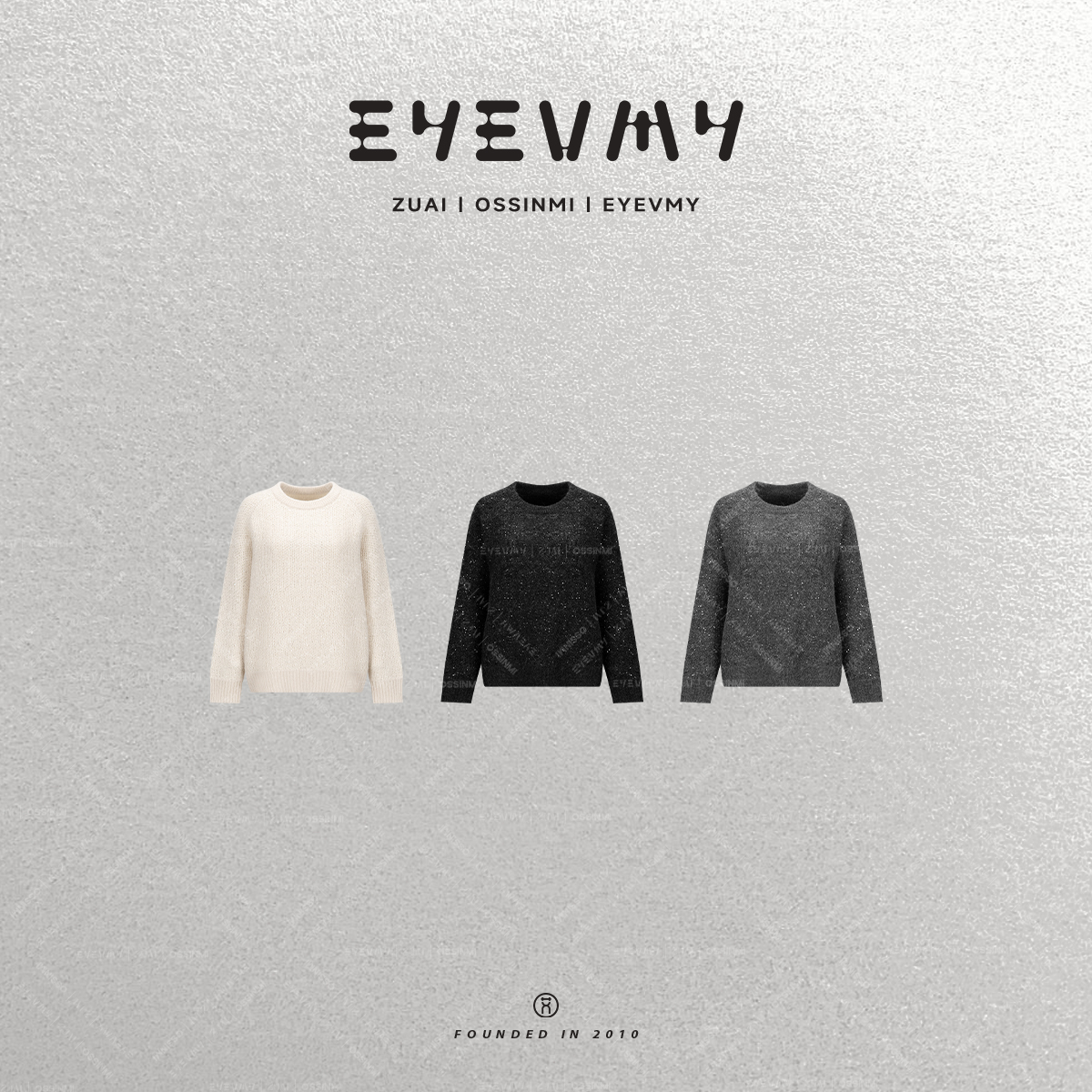 【秘鲁羊驼毛衣】重工珠片混织羊驼羊毛粗针套头毛衣WT54FSY084