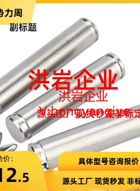 导向轴PSFGR6/8/10/12/15/16/18/20带扣环槽型双头卡簧