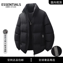 ESSENTIALS LNNISS  美式2025立领新款潮牌90鸭绒百搭羽绒服男款