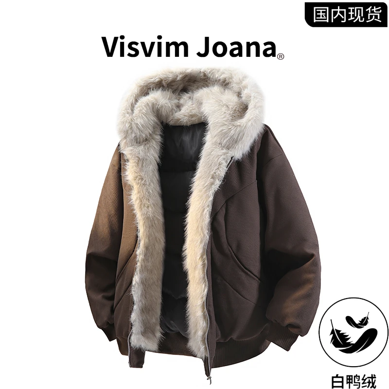 品牌现货撤柜】VISVIM JOANA冬季连帽座山雕羽绒服男加厚保暖外套