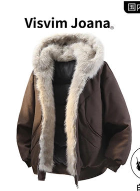 品牌现货撤柜】VISVIM JOANA冬季连帽座山雕羽绒服男加厚保暖外套