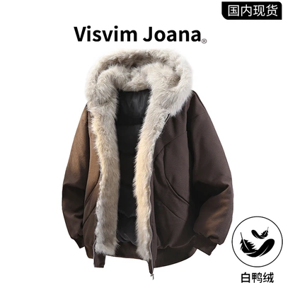 品牌现货撤柜】VISVIM JOANA冬季连帽座山雕羽绒服男加厚保暖外套