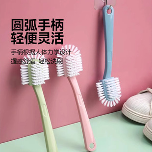 洗衣刷多面神器家用洗鞋 清洁不伤衣鞋 刷多功能长柄硬毛刷鞋 五面鞋