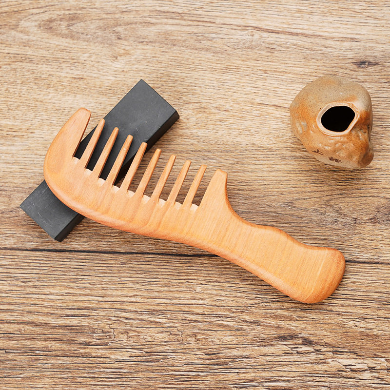 微瑕疵清仓处理品天然绿檀木梳子家用防脱发静电女士专用长发直发