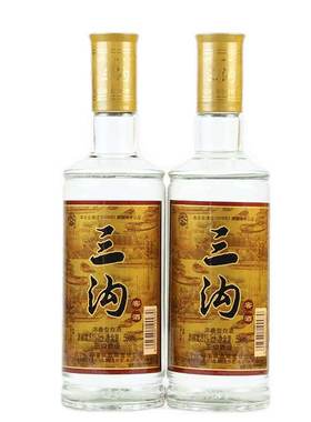 辽宁阜新特产三沟窖酒51度纯粮白酒500ml*2瓶装浓香型口粮高度酒
