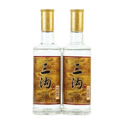 辽宁阜新特产三沟窖酒51度纯粮白酒500ml*2瓶装浓香型口粮高度酒