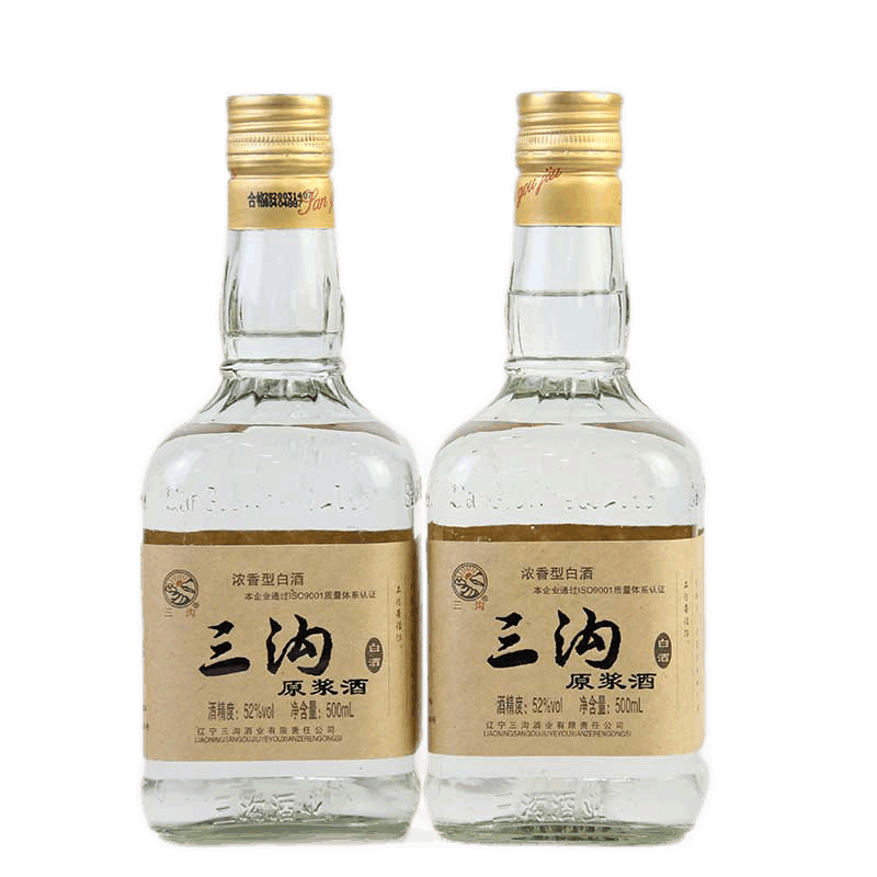 辽宁阜新特产三沟白酒高粱原浆5白酒/调香白酒