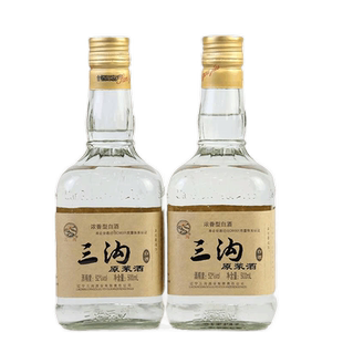 辽宁阜新特产三沟白酒高粱原浆52度浓香型500ml*2瓶装高度纯粮酒