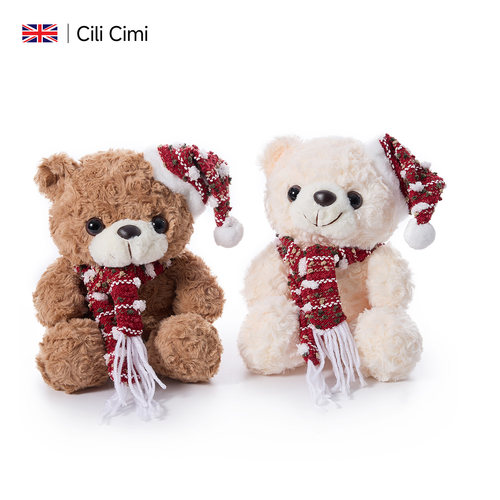 圣诞小熊玩偶圣诞节礼物女生