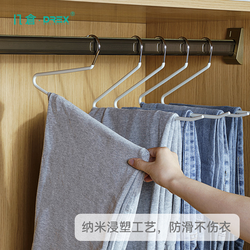 DREX鹅型裤架家用防滑无痕衣架图片