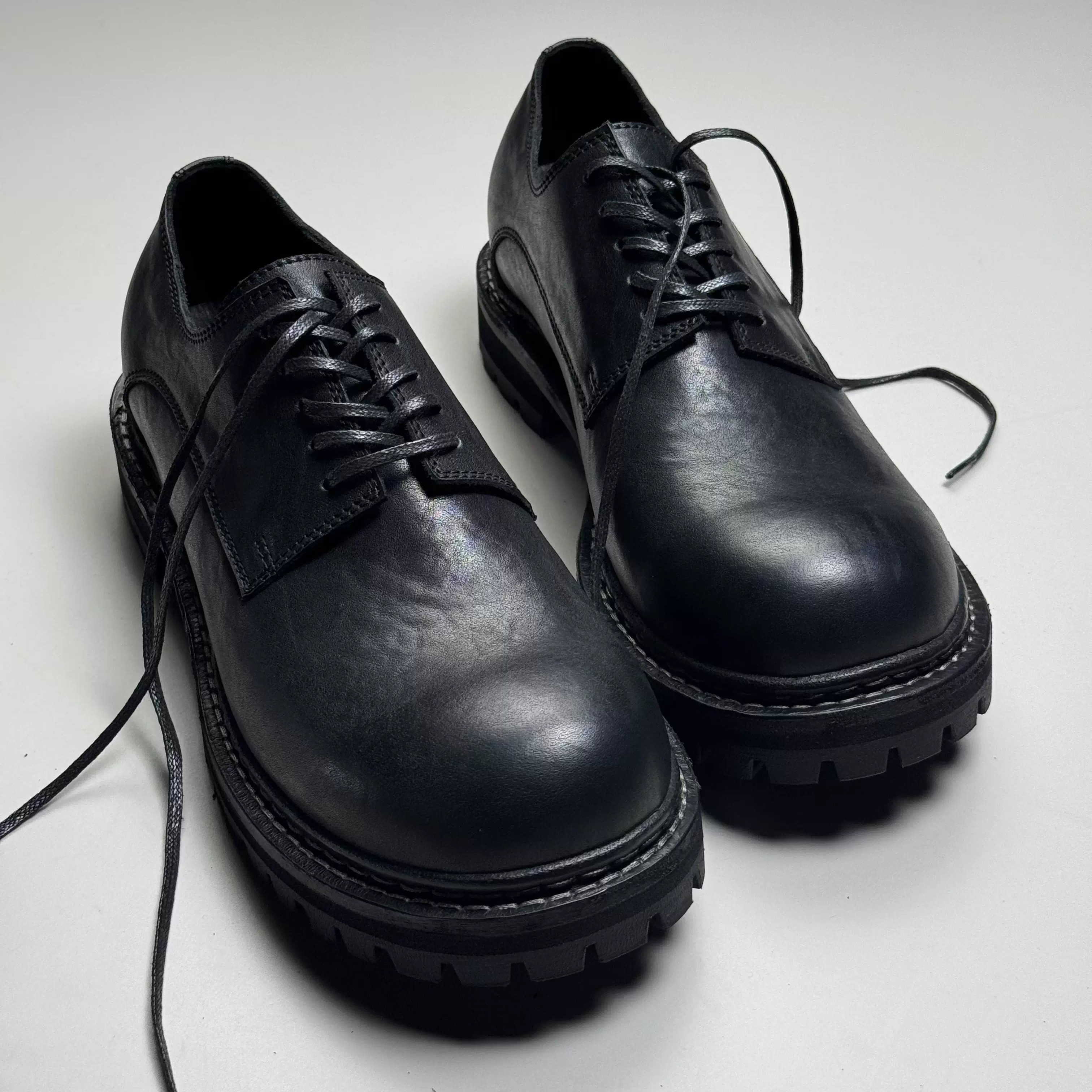 Gui&Digr02v圆头德比鞋