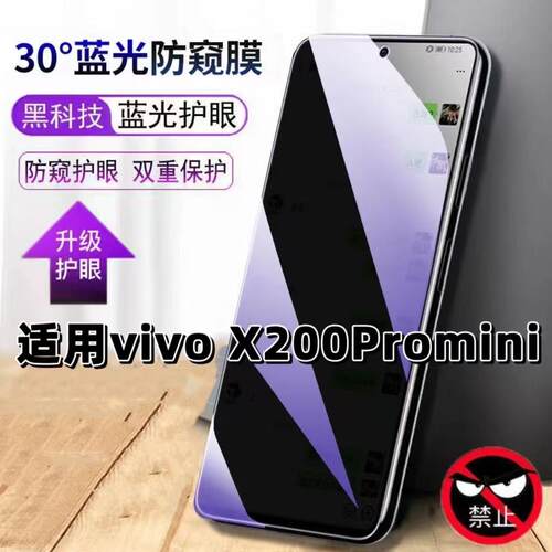 X200Promini蓝光防窥护眼钢化膜