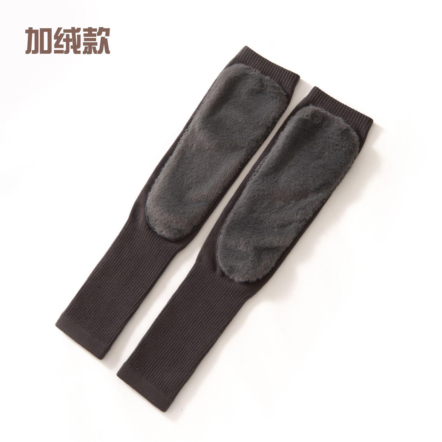 秋冬加绒护膝保暖护腿套